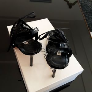 Manolo Blahnik black heels.
